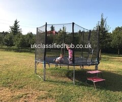 Above Ground Trampoline for Safe Outdoor Fun | Super Tramp