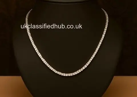 Stunning Diamond Tennis Necklace - Mother's Day Special! - 2/2