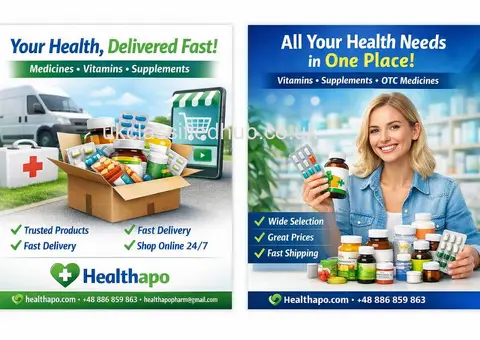 Healthapo operates as an online store focused on over-the-counter medicines*