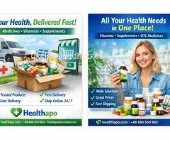 Healthapo operates as an online store focused on over-the-counter medicines*