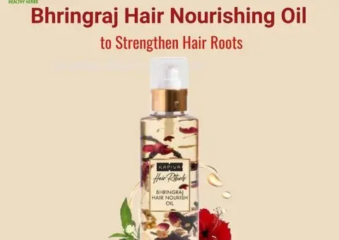 Kapiva Bhringraj Hair Nourishing Oil to Strengthen Hair Roots