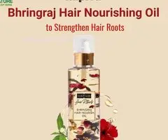 Kapiva Bhringraj Hair Nourishing Oil to Strengthen Hair Roots