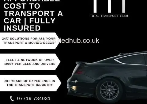 Affordable Cost to Transport a Car | Fully Insured