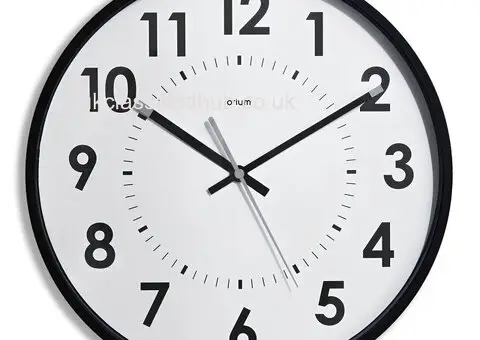 Shop Orium Analogue Wall Clock | Clear Timekeeping | digital wall clock | EnrgTech