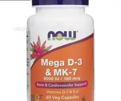 NOW Foods Mega D3 & MK-7 – Bone, Heart & Immune Support (BEYSTON -10%)