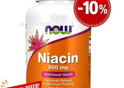 NOW Foods Niacin 500 mg Vitamin B3