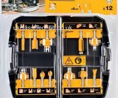 Shop DeWALT 12-Piece Router Bits | Precise Cutting | router bit | EnrgTech