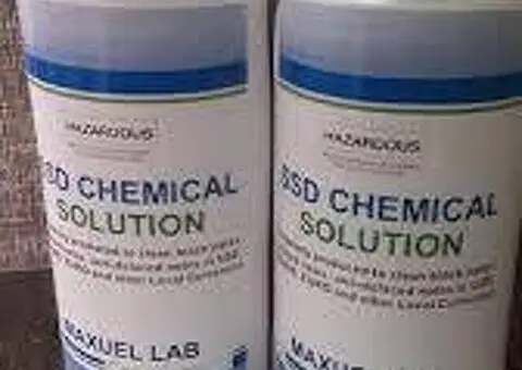 We sell SSD chemicals solution for cleaning bank bills