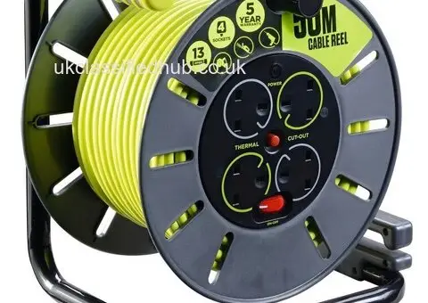 Shop RS Pro Yellow Extension Reel | Safe Power | extension lead | EnrgTech