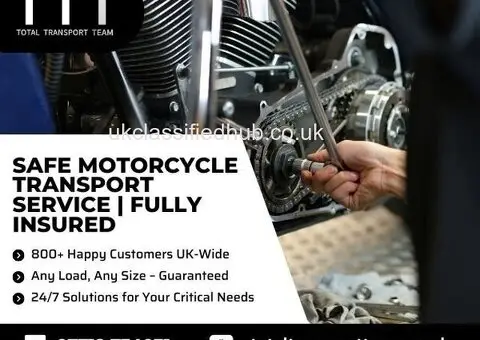 Safe Motorcycle Transport Service | Fully Insured