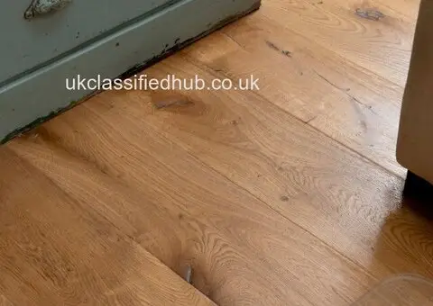 Hampton Oak Smoked Engineered Flooring | Rustic Chic