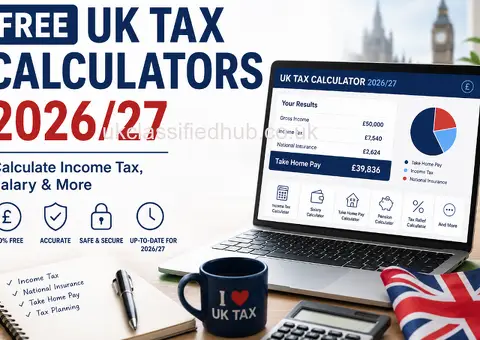 Free UK Tax Calculators 2026/27 - Income Tax, Stamp Duty, Self Assessment