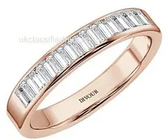 Bagutte Diamond Half Eternity Ring