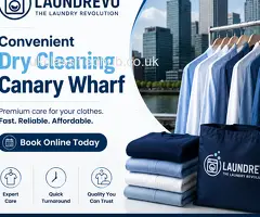Convenient Dry Cleaning Canary Wharf – Book Online Today