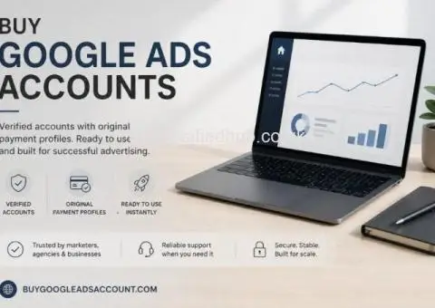 Premium Google Ads accounts for all your advertising needs.
