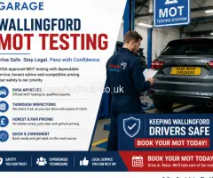 Trusted MOT Testing in Wallingford – Drive Safe, Pass with Confidence