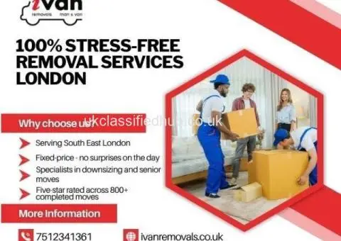 100% Stress-Free Removal Services London
