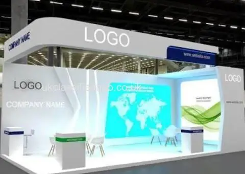 20x40 Trade Show Booth Rental: Flexible Exhibits for Large Events