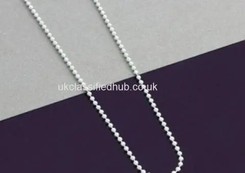 Fine silver chains