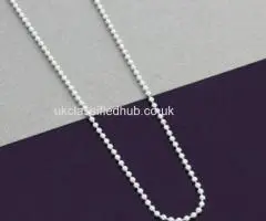Fine silver chains