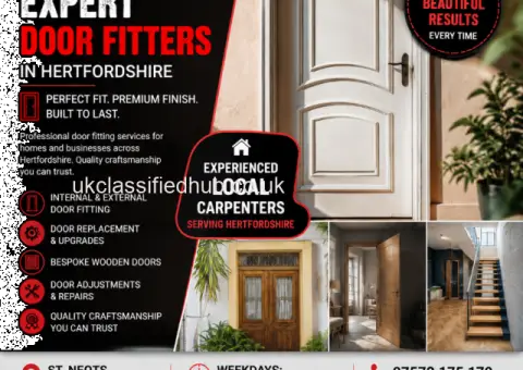 Expert Door Fitters in Hertfordshire for a Perfect Finish Every Time