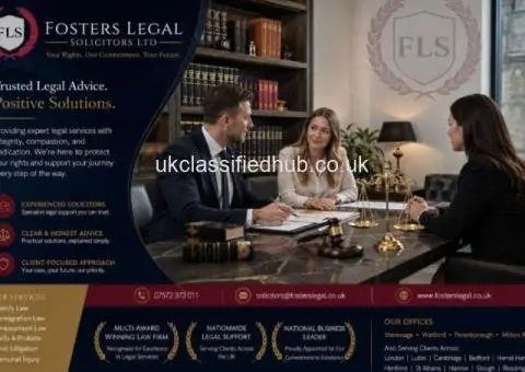 Solicitors in Watford | Trusted Legal Support | Fosters Legal