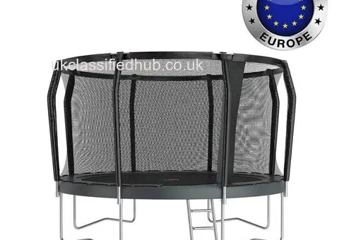 10ft Round Trampoline with Safety Net | Super Tramp