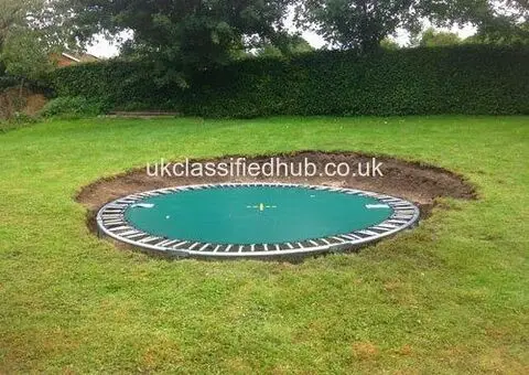 In Ground Trampoline UK | Seamless & Safe Backyard Fun