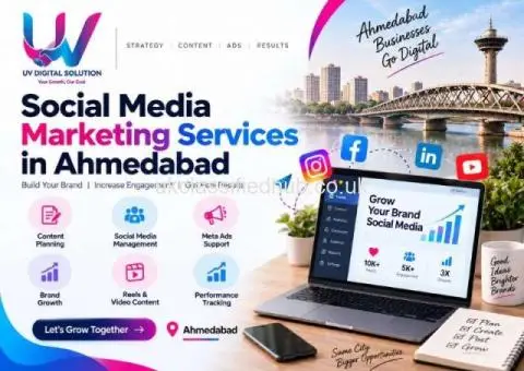 Social Media Marketing Services in Ahmedabad | UV Digital