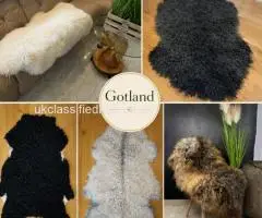 Premium curly Gotland Sheepskins