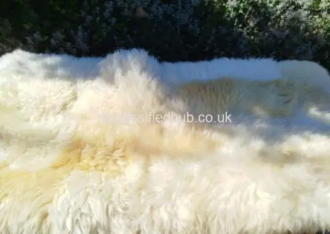 Large Patchwork sheepskin rugs, 2m, High Quality - 1/4
