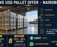 EXCLUSIVE USD PALLET OPPORTUNITY — NAIROBI, KENYA