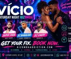 VÍCIO: Saturday Kizomba Classes & Party London - 10 Oct
