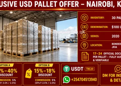 30-PALLET USD INVENTORY — JKIA / BONDED-WAREHOUSE AREA