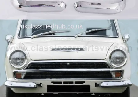 Ford Lotus Cortina MK1 front quarter bumpers - 1/3