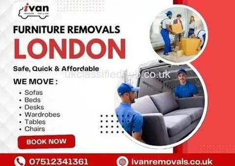 Furniture Removals London | Safe, Quick & Affordable