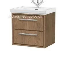Hudson Reed Lille Wall Hung Vanity Unit with Basin