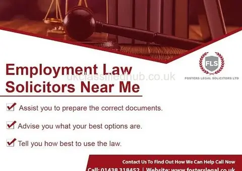 Employment Lawyer in Stevenage | Fosters Legal Support