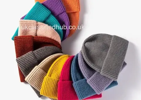 Unisex Neon Beanies Bright Winter Hats Knit Cap - 2/4