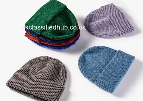 Unisex Neon Beanies Bright Winter Hats Knit Cap - 3/4