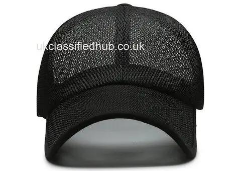 Summer Men Cycling Hat Openwork Brim Breathable All Mesh Cap - 4/4