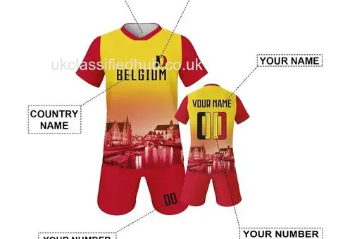custom children soccer jersey can print name number - 3/3