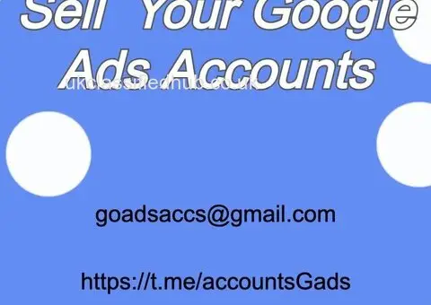 Sell your Google Ads accounts