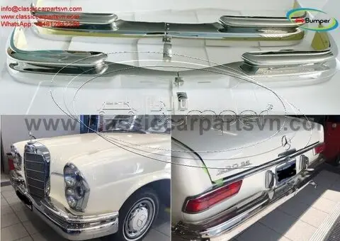 Mercedes W111 W112 Fintail Coupe 1959  Bumpers - 2/3