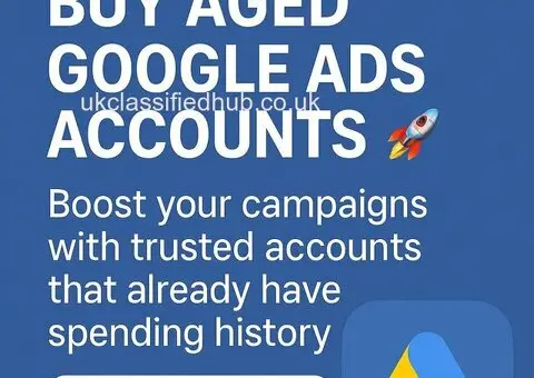 Boost Your Advertising Power with Aged Google Ads Accounts!