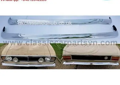 Ford Lotus Cortina MK2 bumpers without over riders - 2/2