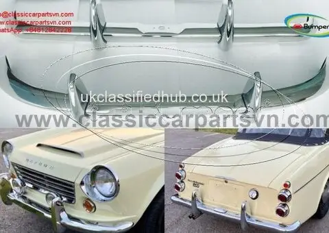 Datsun Roadster Fairlady bumpers with over riders 1962 - 1/3