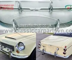 Datsun Roadster Fairlady bumpers with over riders 1962