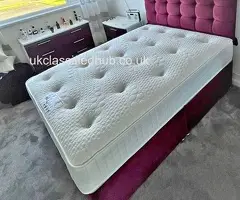 Double bed with mattress