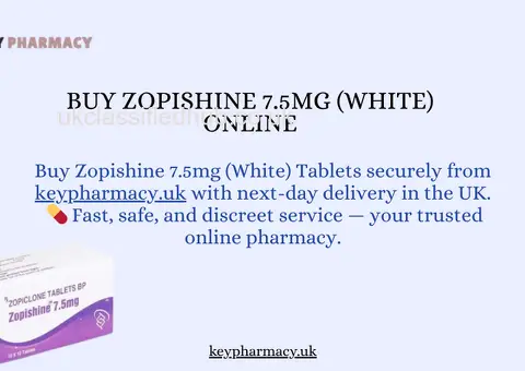 Zopishine 7.5mg (White) for Sale – Fast UK Delivery